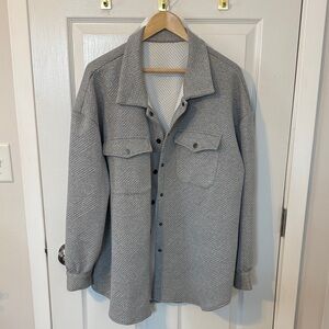 Gray Textured women’s stretch  Jacket
